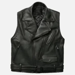 Men’s Classic Biker Leather Vest