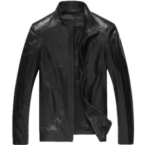 Men Fashion Leather Motorcycle Jacket