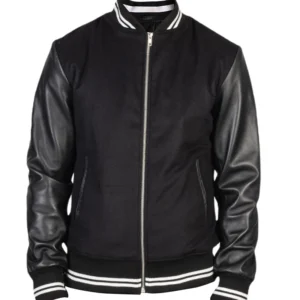 Harrison Black Varsity Jacket