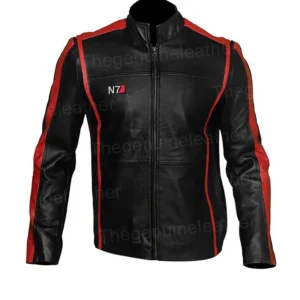 Men N7 Mass Effect 3 Biker Jacket