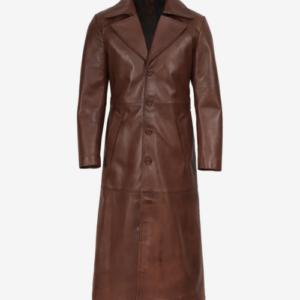 Men’s Full Length Leather Duster Coat