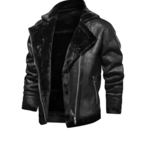 Men’s Aviator Pilot Bomber Fur Jacket