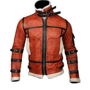 Mens B6 RAF Aviator Sheepskin Waxed Jacket