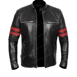 Mens Black Retro Vintage Jacket