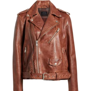 Men’s Genuine Fashion Motorcycle Jacket