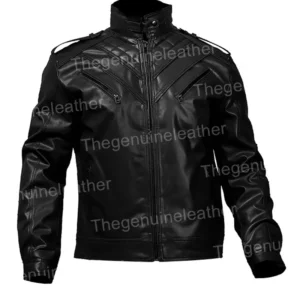 Mens Cafe Racer Leather Jacket