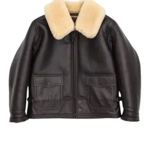 Navy M-445A Flight Shearling Leather Jacket