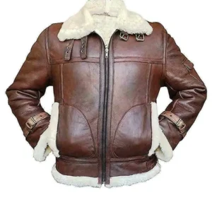 RAF B3 Aviator Shearling Bomber Jacket