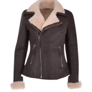 Women’s Aviator Shearling Jacket