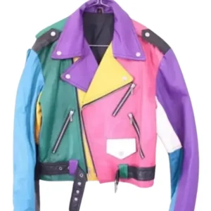 Women’s Rainbow Patch Work Jacket