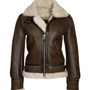 Women’s Shearling Brown Jacket