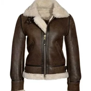 Women’s Shearling Brown Jacket