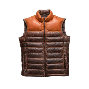 Men’s Bridger Leather Down Puffer Vest